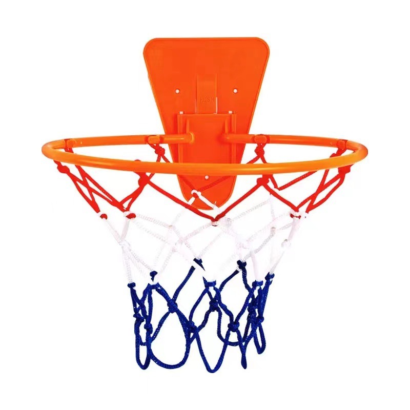 Basquetbol mudo Marco de baloncesto de interior en casa soporte de baloncesto sin ponche canasta montada en la pared niños entrenamiento para adultos en casa