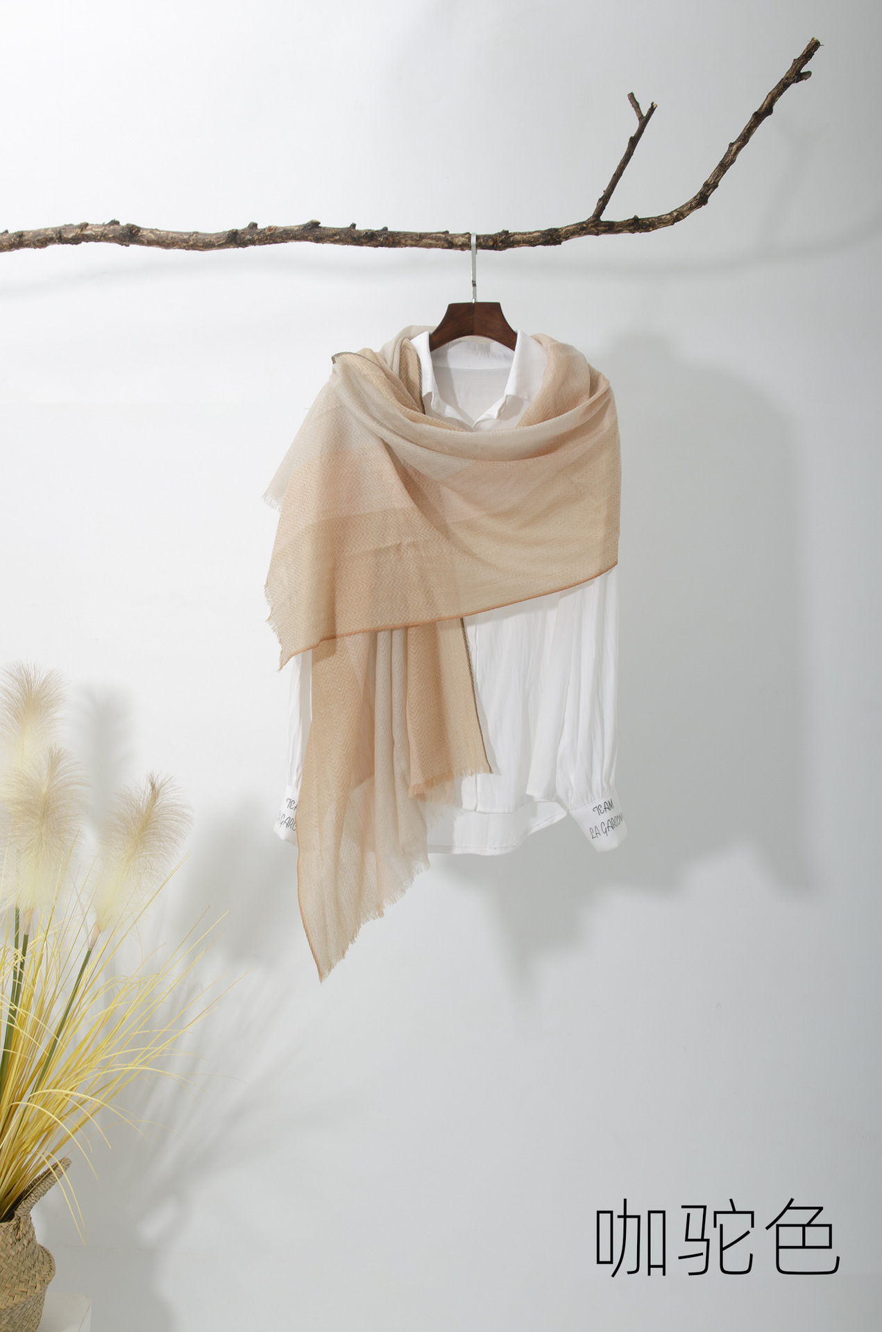 Mongolia interior ventas directas de fábrica LANA soluble en agua pura lana a cuadros teñidos con hilo Otoño e Invierno bufanda de mujer ligera