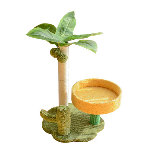 Cat climbing frame, cat nest, integrated cat jumping platform, small cat tree, sisal cat scratching post, cat scratching board, cat toy foreign trade wholesale