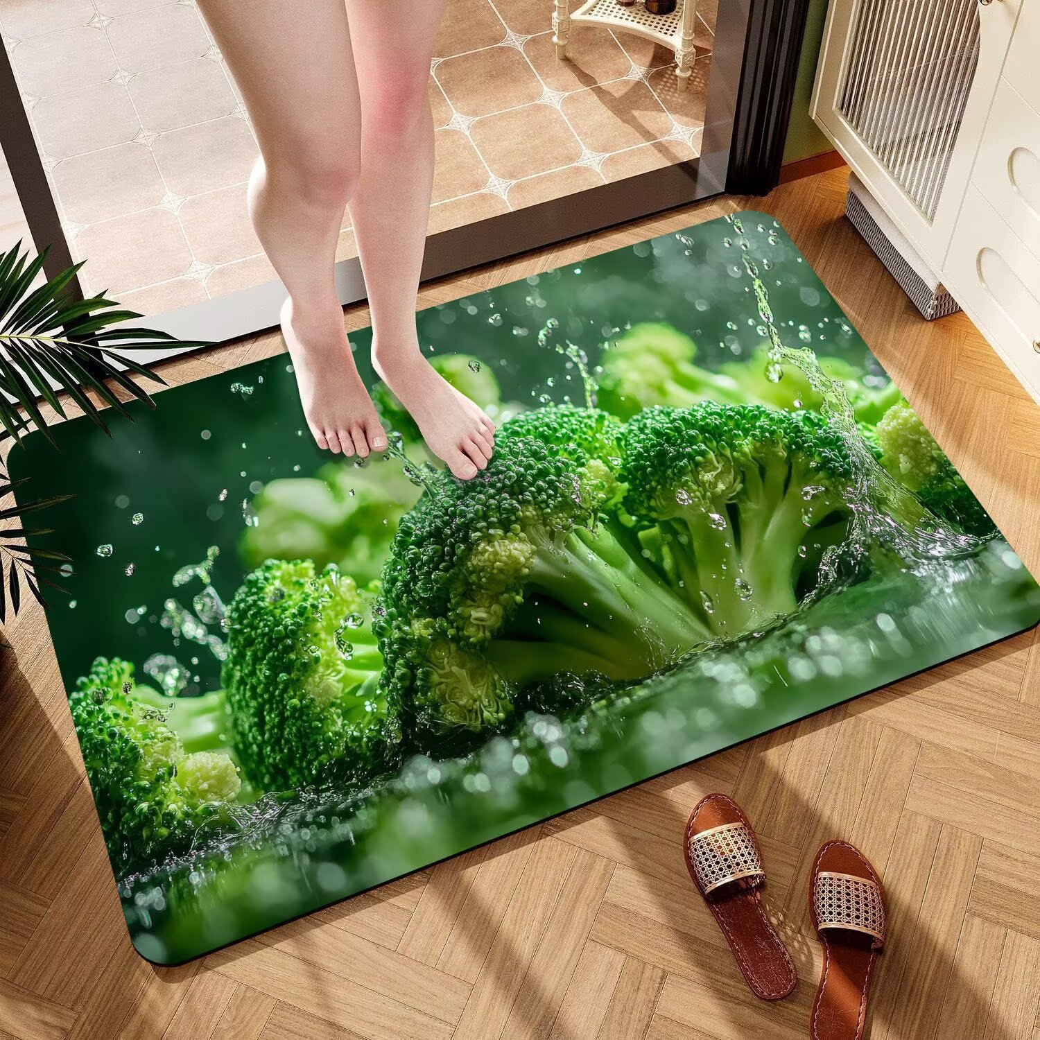 3d Fruit Diatomaceous Earth Bathroom Bath Mat Non-slip Absorbent_voghion.com