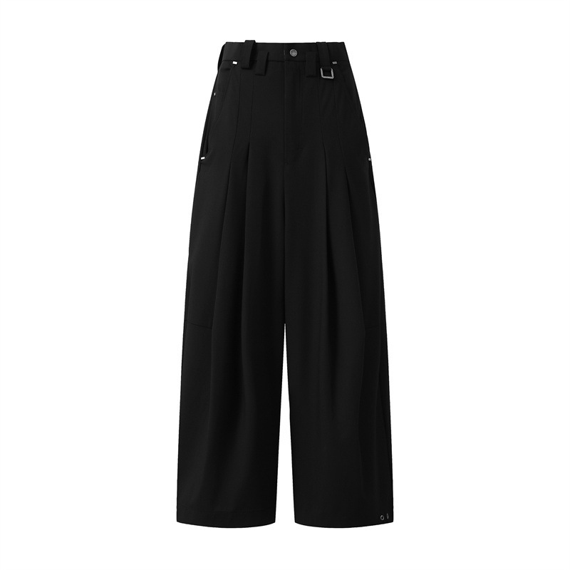 Team Wang Jackson Wang Same Style Choices Casual Wide-Leg Long Trousers Unisex Loose Retro High-End Pants Team Wang Jackson Wang Same Style Choices Casual Wide-Leg Long Trousers Unisex Loose Retro High-End Pants