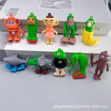 新款跨境热销木棍人挂件外国版山海经钥匙扣搞怪抽象手办盲盒配件