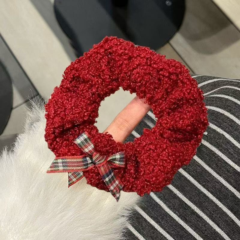 AL Hair Ring #53 - Corbata de Curly Rojo