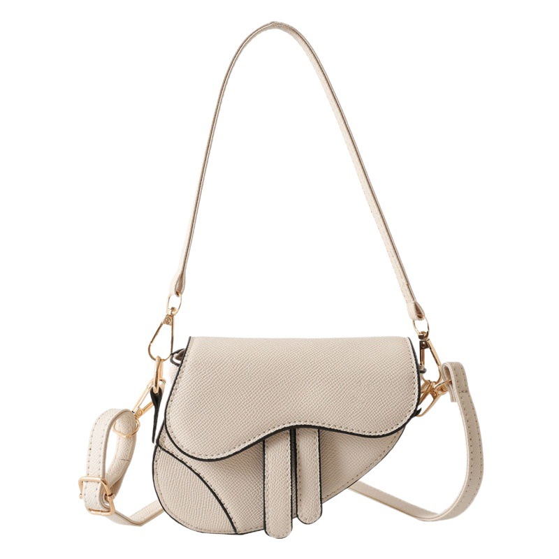 Bolsa de diseño de nicho 2023 nueva bolsa de verano de las mujeres simple crossbody hombro bolsa de la axila textura de moda bolsa de sillín