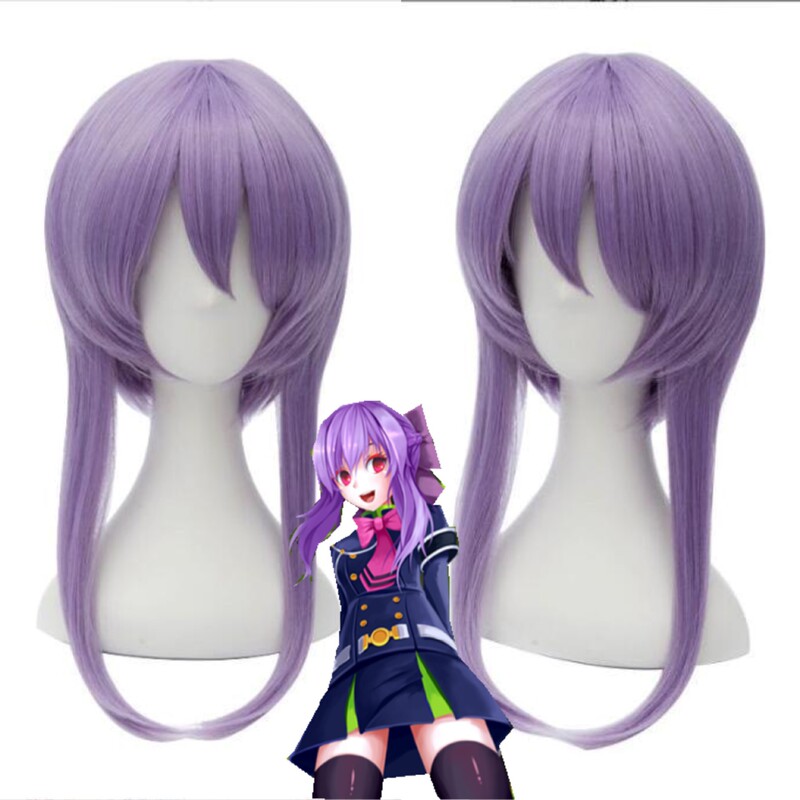 [Tongchuan] ending the Red Angel Qiya cos wig light purple braid shape cosplay fake hair