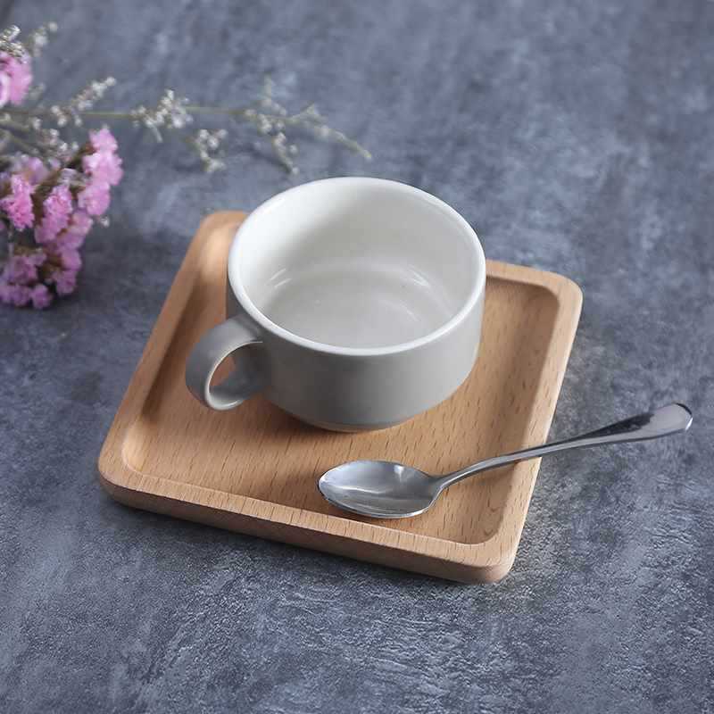 櫸木長柄炒菜鏟子木鏟子不粘鍋家用木勺方形圓角茶托廚具一套