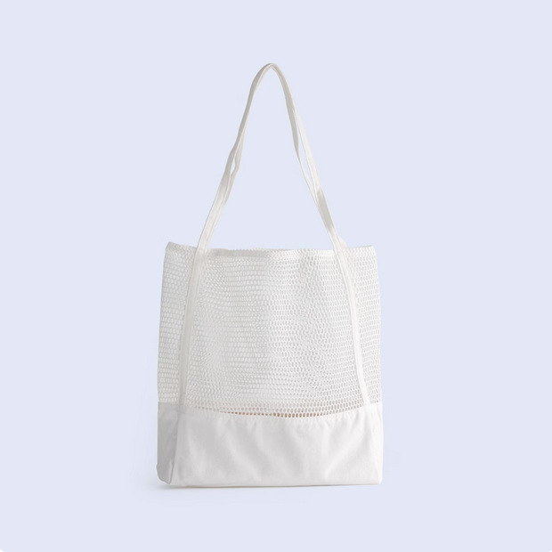 캔버스+메쉬 화이트