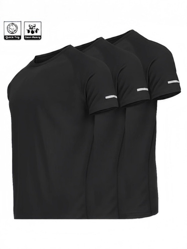 Cross-border European code multi-piece men's short-sleeved sports T-shirt quick-drying running blue football training fitness casual clothes
