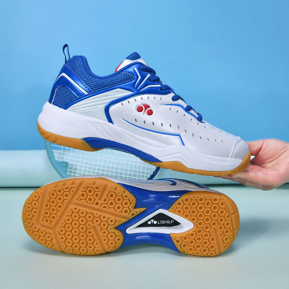 Cross-border 2025 nuevos zapatos de bádminton para hombres carreras profesionales zapatos de pareja respirables zapatos antideslizantes de alta calidad 841