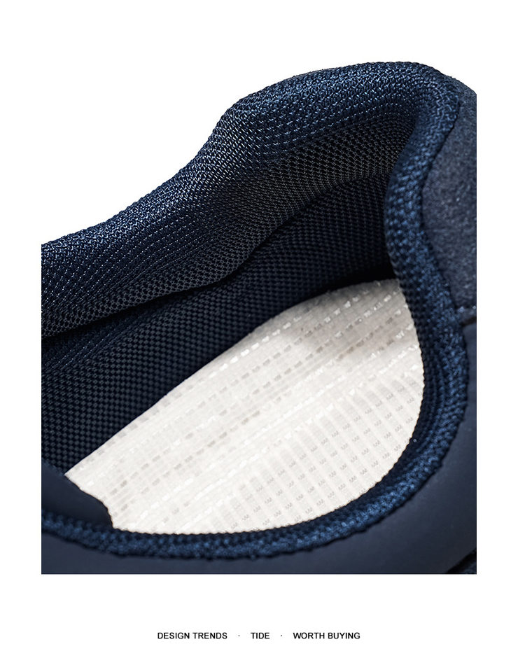 Giày sneaker nam cổ thấp nhẹ nhàng, mũi tròn, dây buộc phía trước, phong cách tối giản — KR 226m Trắng, KR226 xanh vàng chi tiết 8