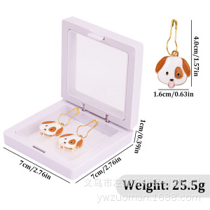 1 pair of puppies-gourd needle marking buckle