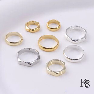 14k18k�����ɫ����Ȧ�A����߅����Ȧ�ֹ�diy���������Ʒ���
