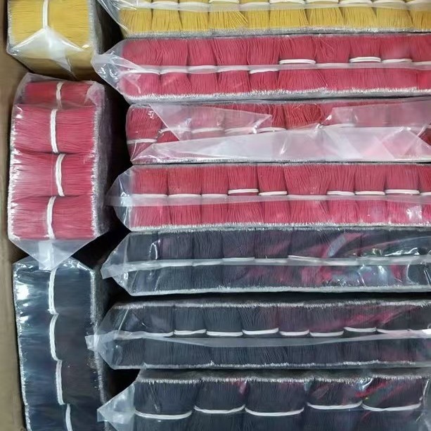工厂批发红黑线2468双并线注条竹节LED灯电池连接线