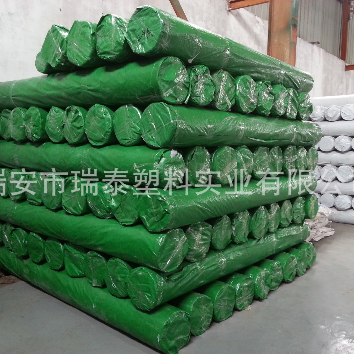 生产PE墨绿色编织布 墨绿防水编织布 墨绿涂膜编织布