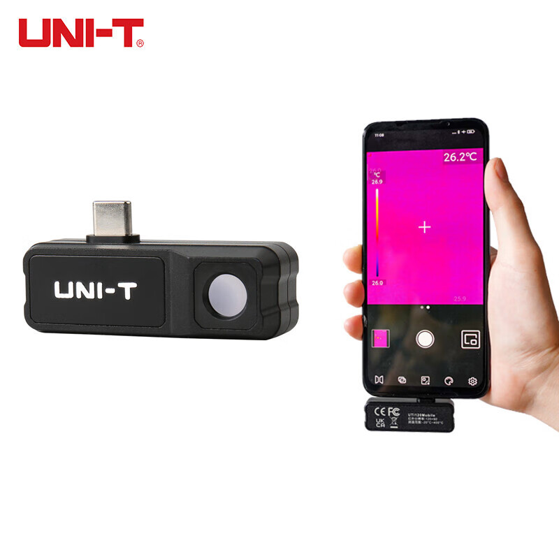 Unidad de imagen térmica infrarroja UNI-T UTi120Mobile módulo de teléfono móvil imagen térmica de alta definición