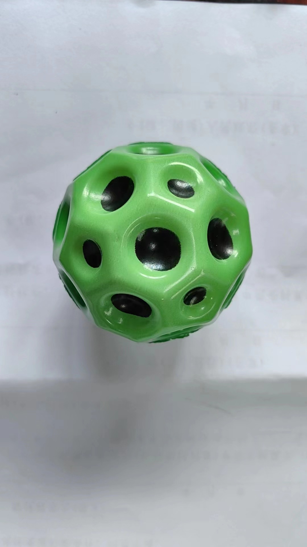 녹색 탄성 공 7cm