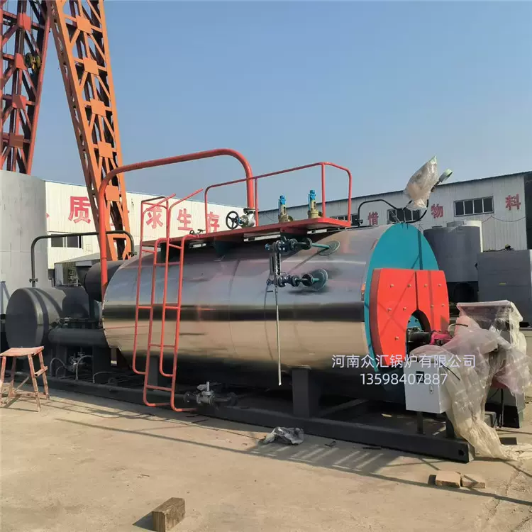 8吨燃油蒸汽锅炉 撬装集装箱外贸出口 造纸厂用蒸汽锅炉