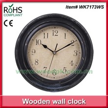 经典款 欧美畅销挂钟壁挂钟 圆形石英钟 怀旧木钟 欢迎来样