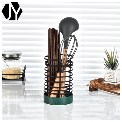 kitchen Chopsticks cage Chopstick Wall hanging Iron art multi-function Leachate Shelf chopsticks tableware Knife and fork Drain shelf