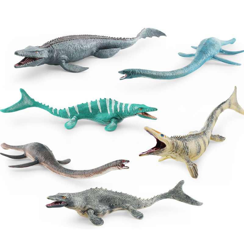 Animal de simulación transfronteriza modelo de dinosaurio Jurásico animal marino dragón Dragón de mar escritorio estático adornos hechos a mano