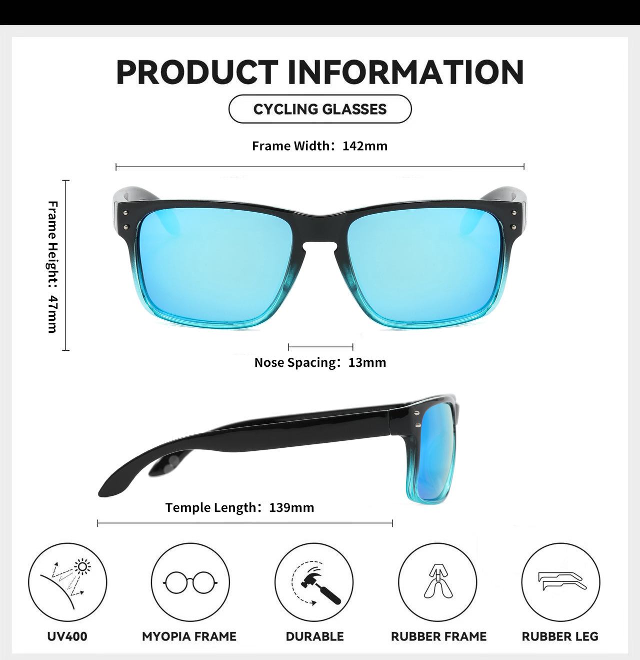 New Cross-border Men's Windproof Sunglasses, Polarized Sunglasses For Running And Cycling, Women's Sports Sunglasses, Stylish Sunglasses For Driving_desvips.com
