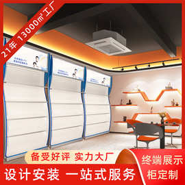 高端设计展柜玻璃柜子奶粉展示柜奶粉玻璃柜母婴用品门店立体展柜