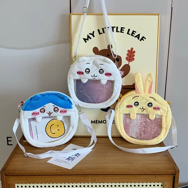 New Gii Kawa Usagi Cute Plush Shoulder Bag, a super popular children's casual crossbody bag and coin purse, available for wholesale