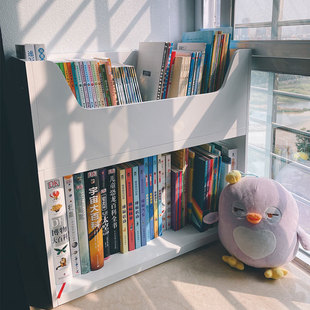 Children's Bay Window Bookshelf Free Combination Storage Cabinet Bedside Picture Book Rack Floor-To-Ceiling Window Sill Storage Cabinet Home Storage Rack