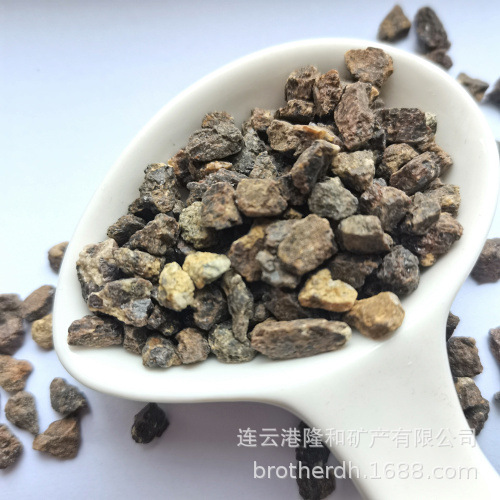 耐酸耐磨过滤设备用滤料 自来水过滤石榴石滤料 比重3.8-4.5g/cm3