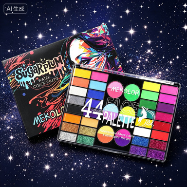 Cross-border bestseller: 44-color water-soluble body paint for face makeup, Christmas and Halloween face painting pigment