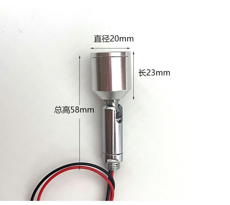 LED展柜灯头立柜射灯柜台灯珠宝射灯dc3V220v迷你1W3w24v小射灯|undefined