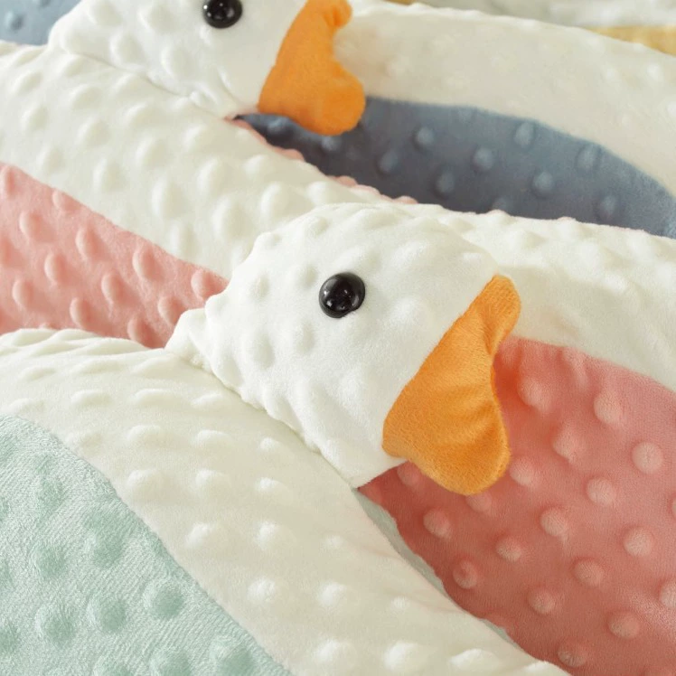 Big goose cat belly pillow memory foam pillow slow rebound cervical spine support dormitory sleep cartoon pillow