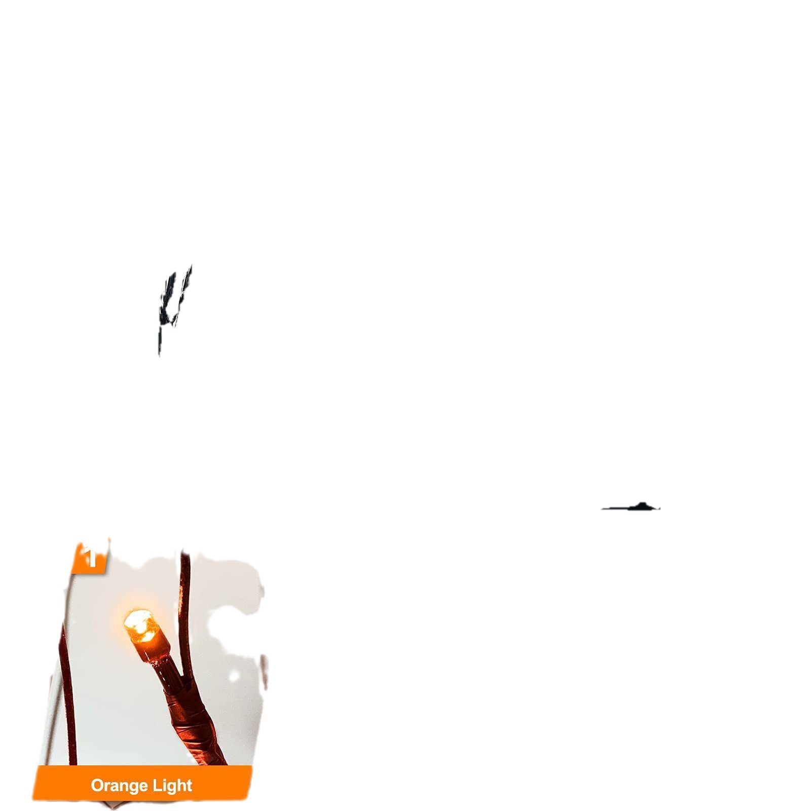 Luces LED de Abedul para Decoración de Halloween, Luces Decorativas para Interiores, Dormitorio, Fiesta, Árbol Artificial Brillante