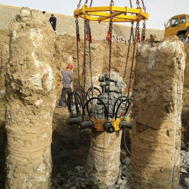 生产销售圆形截桩机 灌注桩破桩头 钢筋截桩设备全新打桩机