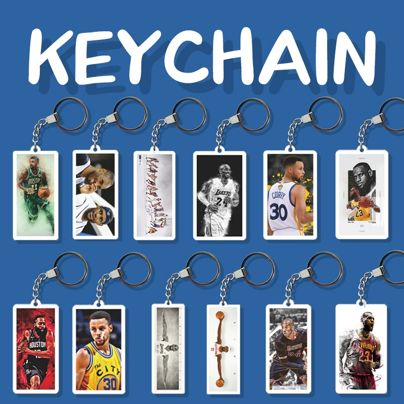 Коби Карри Джеймс Оуэн Харден звезда баскетбола брелок кулон ювелирные изделия памятный подарок для студентов мужского и женского пола