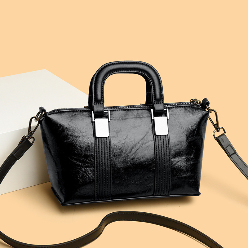 Bolsos de gran capacidad, bolsos de mujer, otoño e invierno, todo fósforo 2024, nueva moda, bolso de mensajero retro de un solo hombro, bolso de cercanías