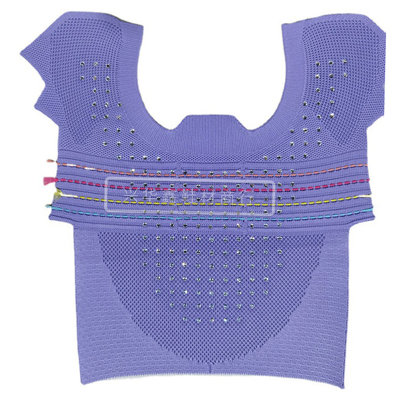 Personalizado nuevo vuelo tejido Vamp perforación caliente doble capa de alto elástico de punto volando tejido 3D Vamp deportes Vamp material al por mayor
