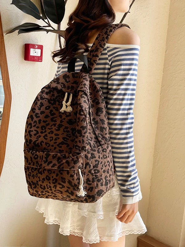 Backpack, universal trend high quality retro capacious bag