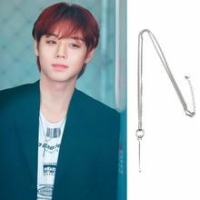 韩剧弱小英雄朴志训同款圆圈直杠方条项链男女毛衣ParkJihoonBus