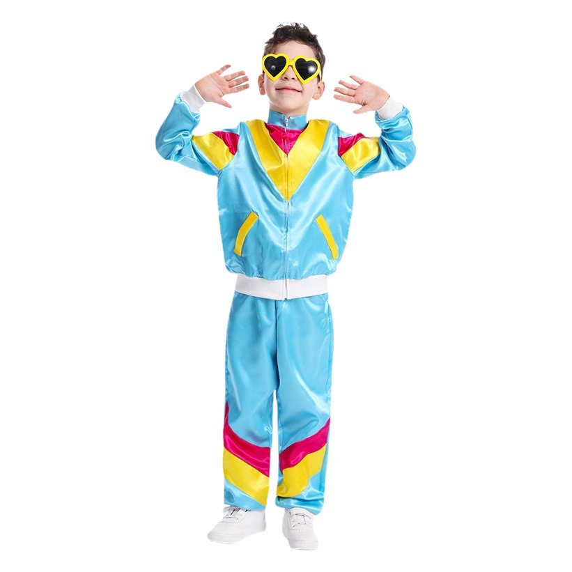 Hip hop niños niño pequeño niños hip hop rendimiento traje guapo disco hip-hop fiesta danza rendimiento traje