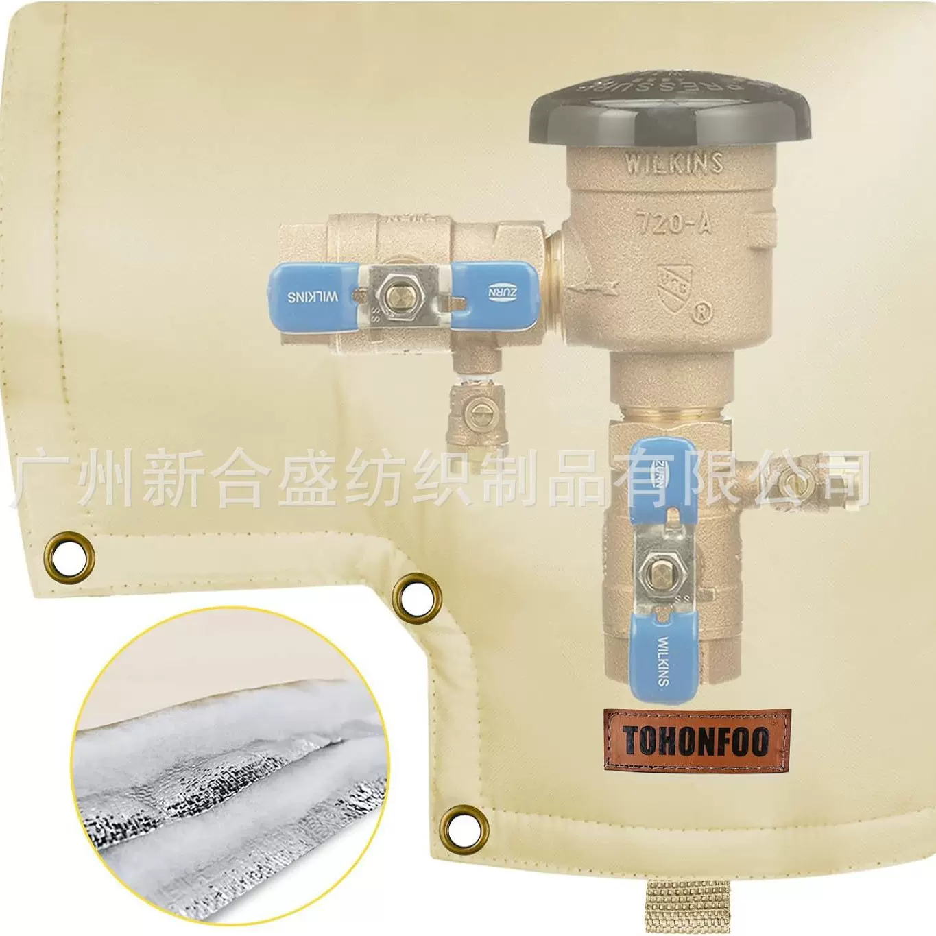 厂家直售冬季水管防冻罩水龙头保温袋水阀管道防冻结保暖套防寒罩