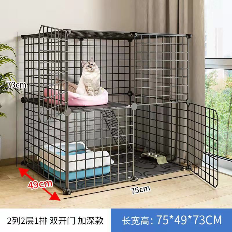 Jaula de gato de gran tamaño Villa oferta especial Casa de gato de tres capas hogar interior mascota gato casa nido espacio de gran tamaño plegable