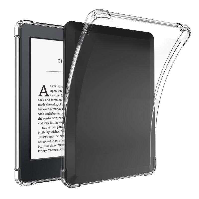 For Amazon Kindle7th e-book protective cover four-corner airbag WP63GW anti-fall transparent soft case 499