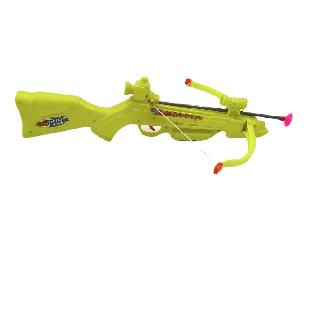 Arco y flecha para niños ballesta y Flecha de plástico de cuero suave Spring Gun juguete para niños Juego de pollo juguete de tiro lote de tiendas de departamentos