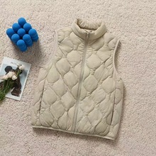 轻薄时代2025新款轻薄女士羽绒立领马甲时尚外穿内搭背心