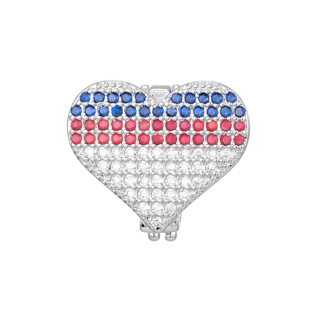 5g Weight Jewelry Accessories Jewelry Making Type Jewelry Accessories Classification 1 Piece Quantity Copper Material Heart Shape Pattern All Seasons Season Polished Finish Plating Design Simple Style, Shiny Style 1 Piece Copper Heart Shape Polished Jewelry Accessories Jewelry Accessories 12