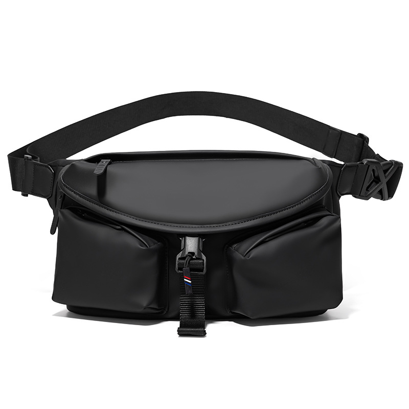 Ultra-light Men And Women Crossbody Bag, Waterproof, Fashionable Street Backpack, Commuter Cycling Chest Bag, Casual Motorcycle Bag_desvips.com
