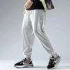 C95 toe ice silk pants light gray