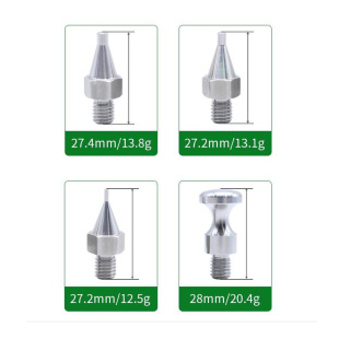 Car Dent Repair Tool Stainless Steel Head Replacement Hammer Head Tapping Pen Head Dent Dent Tapping Accessories