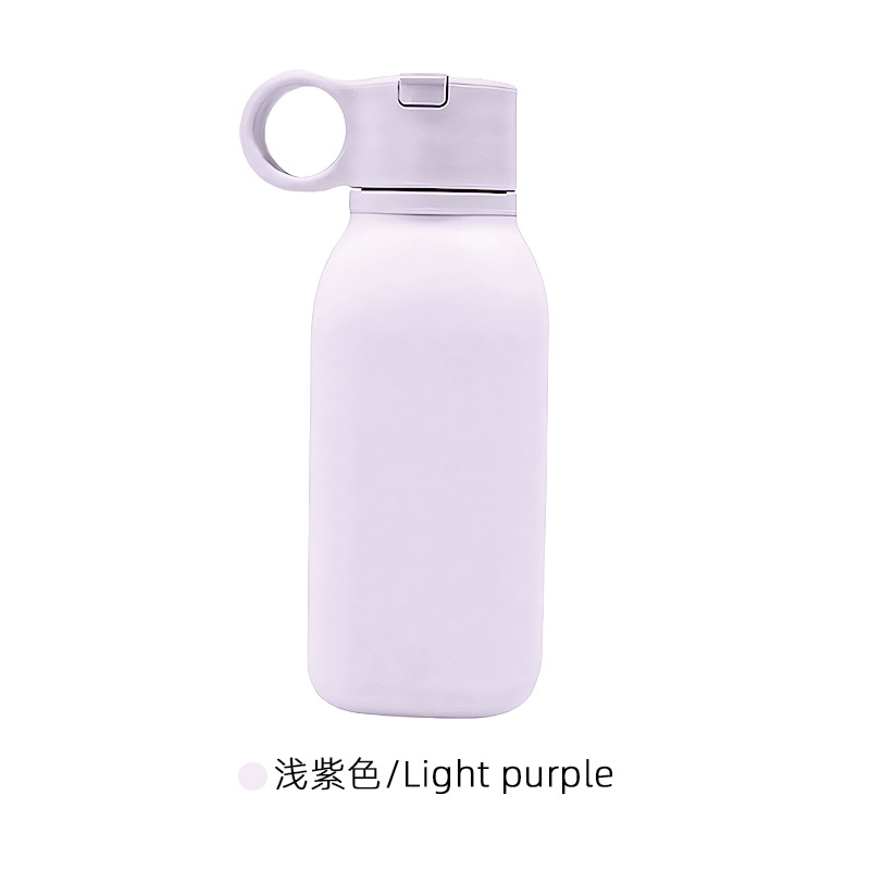 Taza de agua transfronteriza portátil de silicona americana, botella de agua deportiva resistente a altas temperaturas de grado alimenticio, taza de agua esmerilada para automóvil a prueba de caídas al aire libre